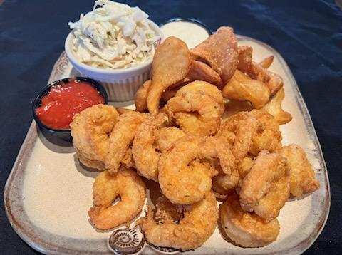 Fried shrimp platter
